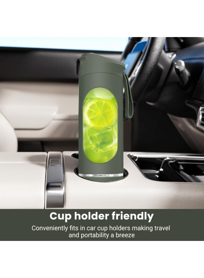 Inabyte Digital Display Portable Blender, Leak-Proof LED Screen for Diet & Baby Food (Green) - Image 4